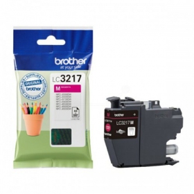 Brother LC 3217 (LC3217M), cartuccia magenta per stampanti a getto d'inchiostro, 550 pagine.