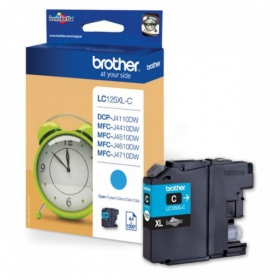 Brother LC125XLC (LC125XLC), cartuccia ciano per stampanti a getto d'inchiostro