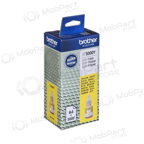 Brother DCP-T300/ T500W/ T700W (BT5000Y), giallo cartuccia per stampanti a getto d'inchiostro, 5000 pagine.