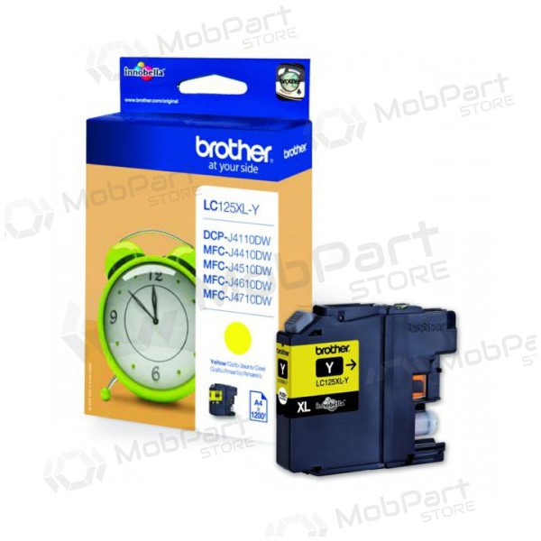 Brother LC 125XL (LC125XLY), cartuccia gialla per stampanti a getto d'inchiostro