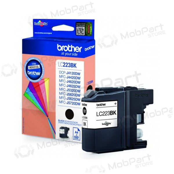 Brother LC 223 (LC223BK), nero cartuccia per stampanti a getto d'inchiostro, 550 pagine