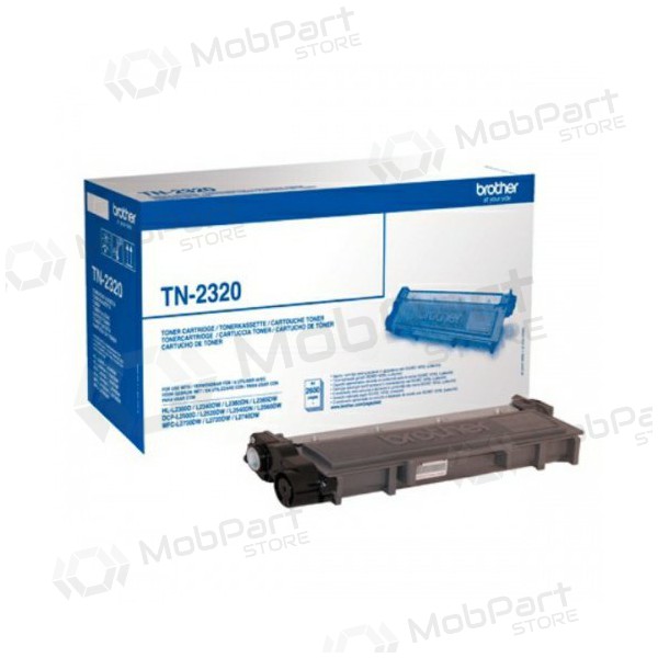 Brother TN-2320 (TN2320), cartuccia nera per stampanti laser, 2600 pagine