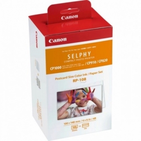 Canon 8568B001 RP-108 Cartuccia a colori + carta 100x148mm 108 fogli (SPEC)