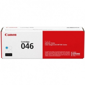 Canon CRG 046 (1249C002), cartuccia ciano per stampanti laser, 2300 pagine.