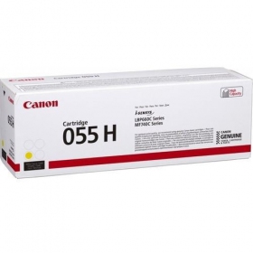Canon CRG 055H (3017C002) Toner Giallo per Stampanti Laser, 5900 pagine.