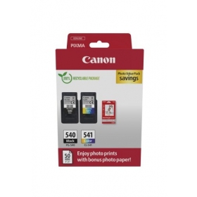 Canon PG-540/CL-541 (5225B013) Photo value pack Kit di cartucce a getto d'inchiostro, BK/CMY