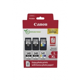 Canon PG-540L/CL-541XL (5224B015) Confezione valore fotografica Set di cartucce a getto d'inchiostro, BK/CMY
