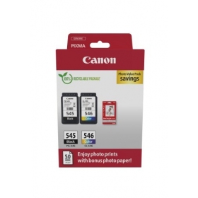 Canon PG-545/CL-546 (8287B008) Kit cartucce a getto d'inchiostro, BK/CMY