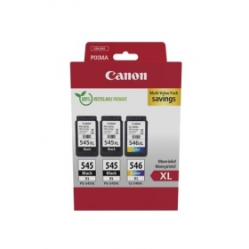 Canon PG-545XL/CL-546XL (8286B013) Set di cartucce a getto d'inchiostro, BK/CMY