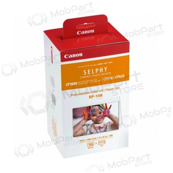 Canon 8568B001 RP-108 Cartuccia a colori + carta 100x148mm 108 fogli (SPEC)