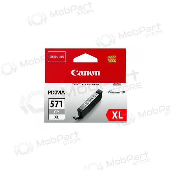 Canon CLI-571XLGY (0335C001), cartuccia d'inchiostro grigia per stampanti a getto d'inchiostro, 289 pagine.