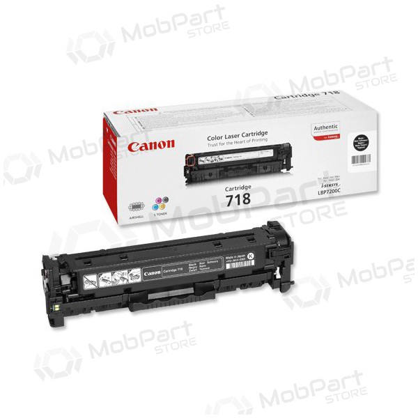 Canon CRG 718 (2662B002) cartuccia toner nera per stampanti laser, 3400 pagine