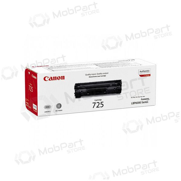 Canon CRG 725 (3484B002) cartuccia nera per stampanti laser, 1600 pagine.