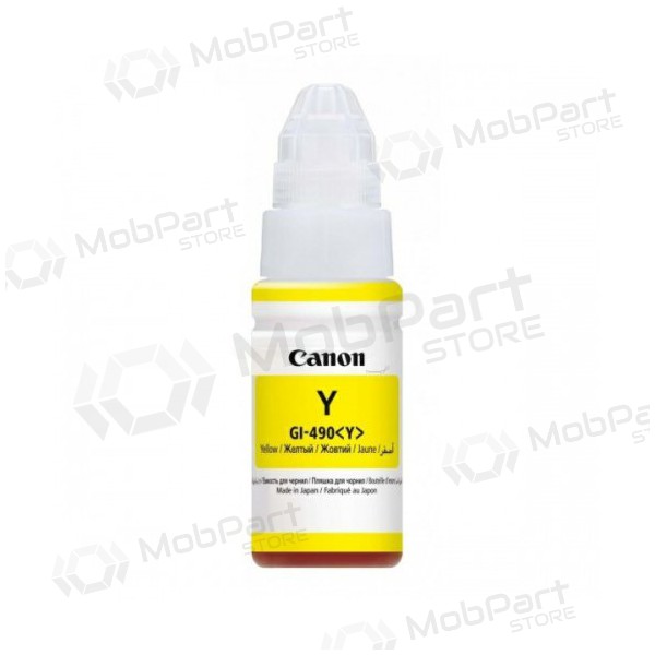 Canon GI-490 (0666C001), inchiostro di ricarica giallo per stampanti a getto d'inchiostro