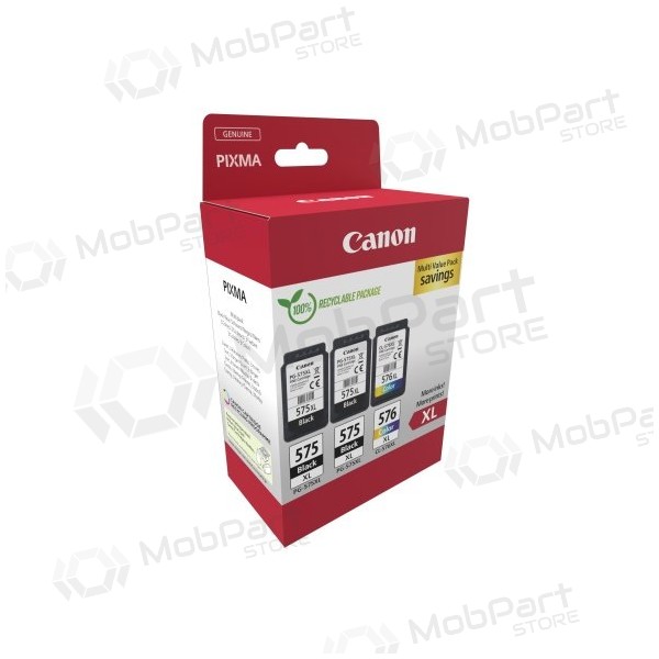Canon PG-575XL/CL-576XL (5437C004) Set di cartucce d'inchiostro, BK/CMY