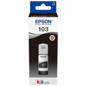 Epson 103 EcoTank (C13T00S14A), bottiglia d'inchiostro nera per stampanti a getto d'inchiostro, 65 ml