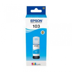 Epson 103 EcoTank (C13T00S24A), flacone d'inchiostro ciano per stampanti a getto d'inchiostro, 65 ml