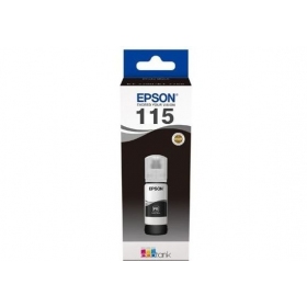 Flacone di ricarica inchiostro Epson 115 EcoTank (C13T07C14A), Nero