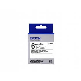 Epson cartuccia per etichette LK-2WBN colla standard nero su bianco 6 mm (9 m)