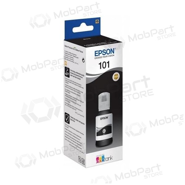 Epson 101 EcoTank (C13T03V14A) Flacone di ricarica inchiostro, Nero