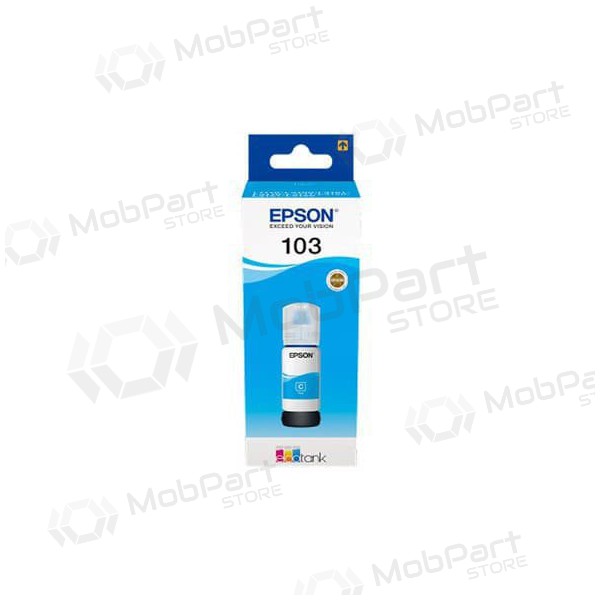 Epson 103 EcoTank (C13T00S24A), flacone d'inchiostro ciano per stampanti a getto d'inchiostro, 65 ml