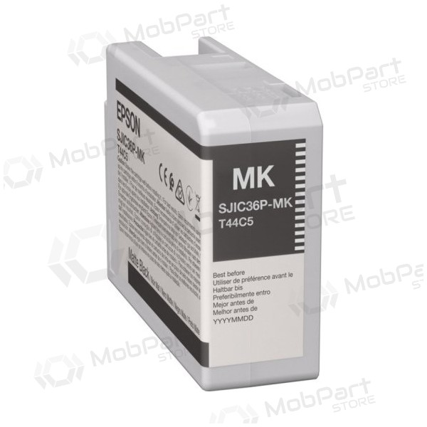 Epson SJIC36P(MK) (C13T44C540) Cartuccia d'inchiostro, Nero opaco