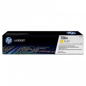 HP 126A (CE312A), giallo cartuccia per stampanti laser, 1000 pagine.