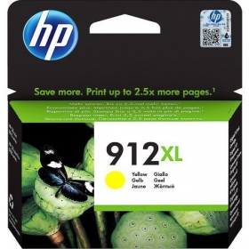 HP Cartuccia Originale 912XL Giallo (3YL83AE) per Stampanti Inkjet, 825 Pagine.