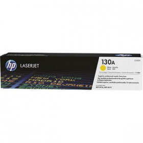HP 130A (CF352A) Cartuccia Gialla per Stampanti Laser, 1000 Pagine