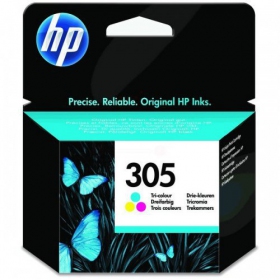 HP Multipack Cartucce No.305 (3YM60AE), ciano, magenta, giallo per stampanti inkjet, resa 100 pagine.