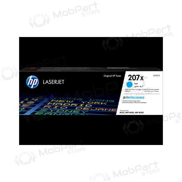 HP 207X W2211X, cartuccia ciano per stampanti laser