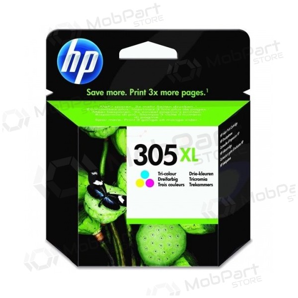 Cartuccia a getto d'inchiostro HP 305XL Tricolore (3YM63AE), CMY