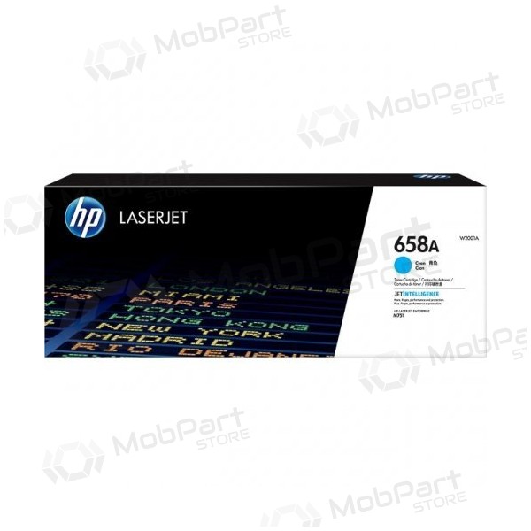 Cartuccia toner laser HP 658A (W2001A), ciano
