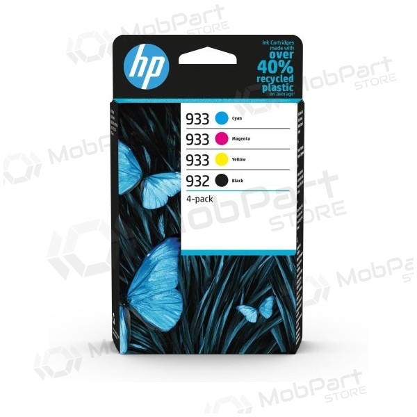 HP 932/933 4-pack (6ZC71AE) Set di cartucce a getto d'inchiostro, BK/C/M/Y
