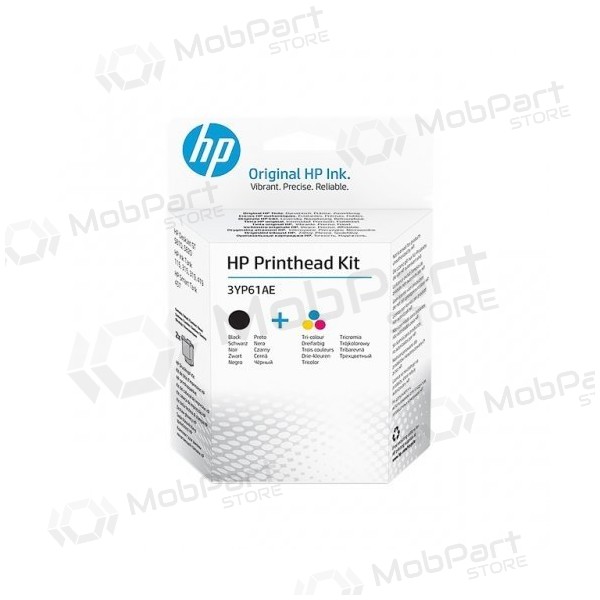 Kit testina di stampa HP GT52 (3YP61AE), nero/tricromia