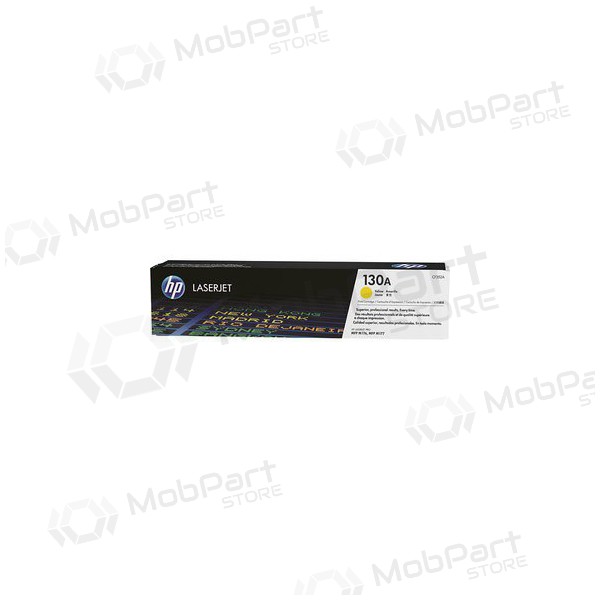HP 130A (CF352A) Cartuccia Gialla per Stampanti Laser, 1000 Pagine
