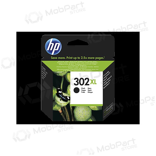 HP No.302XL (F6U68AE), cartuccia d'inchiostro nera per stampanti, 480 pagine.