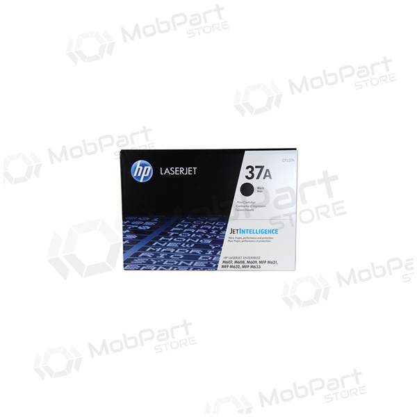 HP No.37A (CF237A), nero cartuccia per stampanti laser, 11000 pagine.
