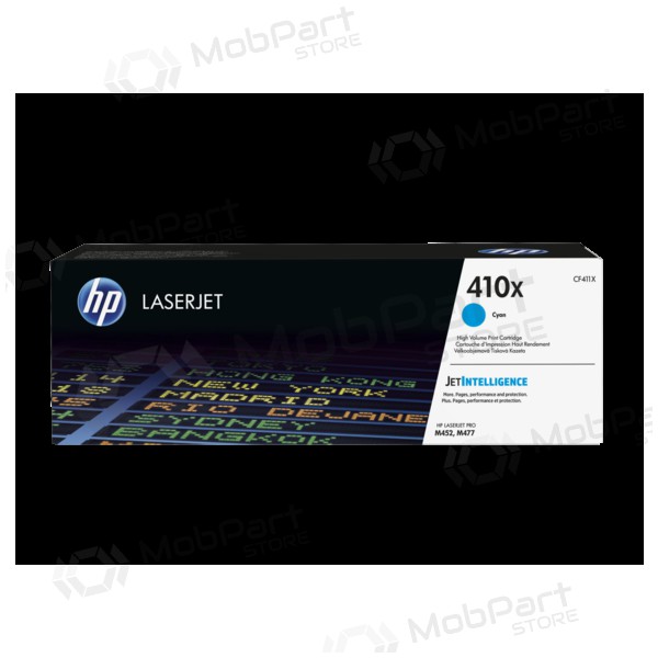 HP No.410X HC (CF411X), cartuccia ciano per stampanti laser, 5000 pagine