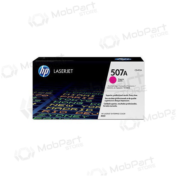 HP No.507A (CE403A),  cartuccia per stampanti laser, 6000 pagine.