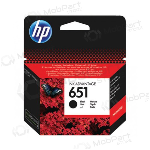 HP No.651 (C2P10AE), cartuccia d'inchiostro nera per stampanti a getto d'inchiostro, 600 pagine.