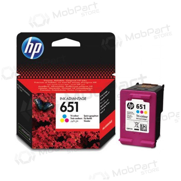 HP No.651 (C2P11AE), cartuccia tricolore per stampanti a getto d'inchiostro, 300 pagine.