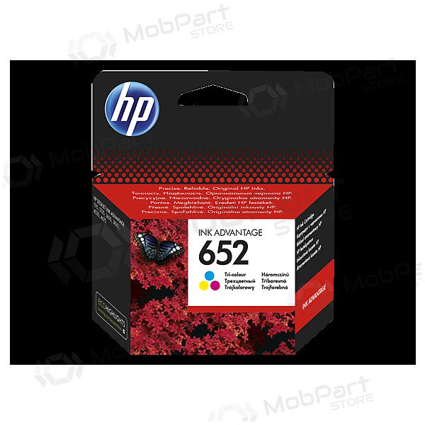 HP No.652 (F6V24AE), cartuccia a colori per stampanti a getto d'inchiostro, 200 pagine.