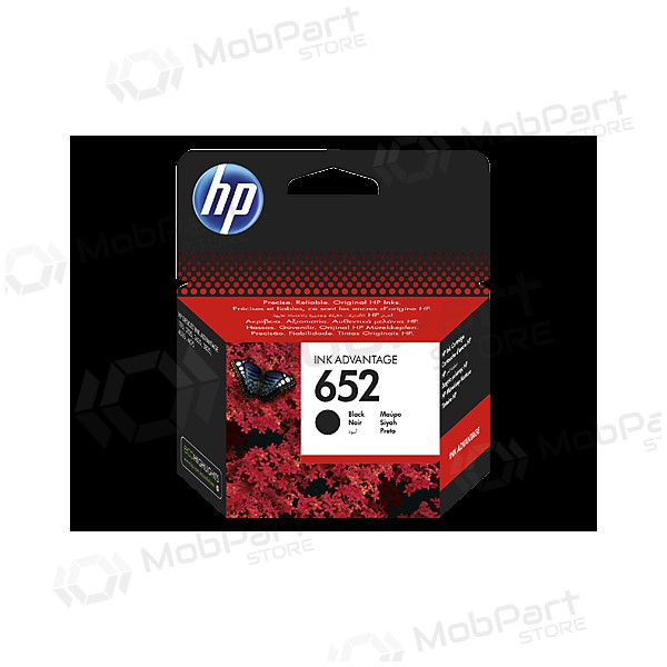 HP No.652 (F6V25AE), cartuccia nera per stampanti a getto d'inchiostro, 360 pagine