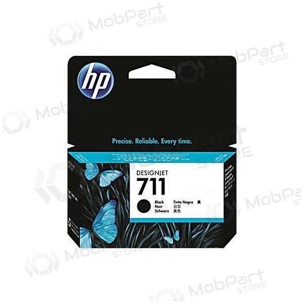 HP N. 711 LC (CZ129A), cartuccia nera per stampanti a getto d'inchiostro