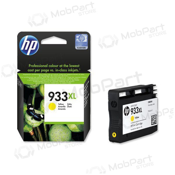 HP No.933 XL (CN056AE), giallo cartuccia per stampanti a getto d'inchiostro, 825 pagine.