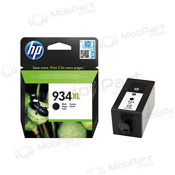 HP No.934XL HC (C2P23AE), cartuccia nera per stampanti inkjet, 1000 pagine.