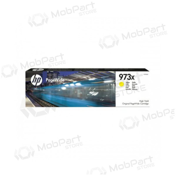 HP No.973X (F6T83AE), giallo cartuccia per stampanti a getto d'inchiostro, 7000 pagine.