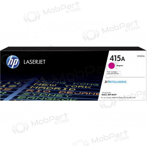 HP (W2033A, 415A), cartuccia magenta per stampanti laser