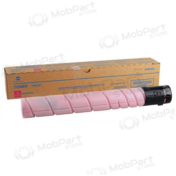 Konica-Minolta TN-321 (A33K350), cartuccia magenta per stampanti laser, 25000 pagine